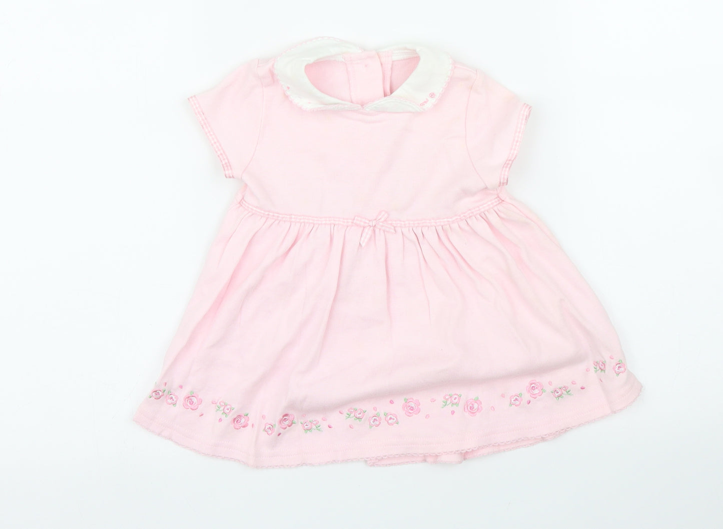 George Girls Pink Floral  A-Line  Size 3-6 Months