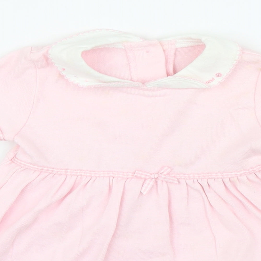 George Girls Pink Floral  A-Line  Size 3-6 Months