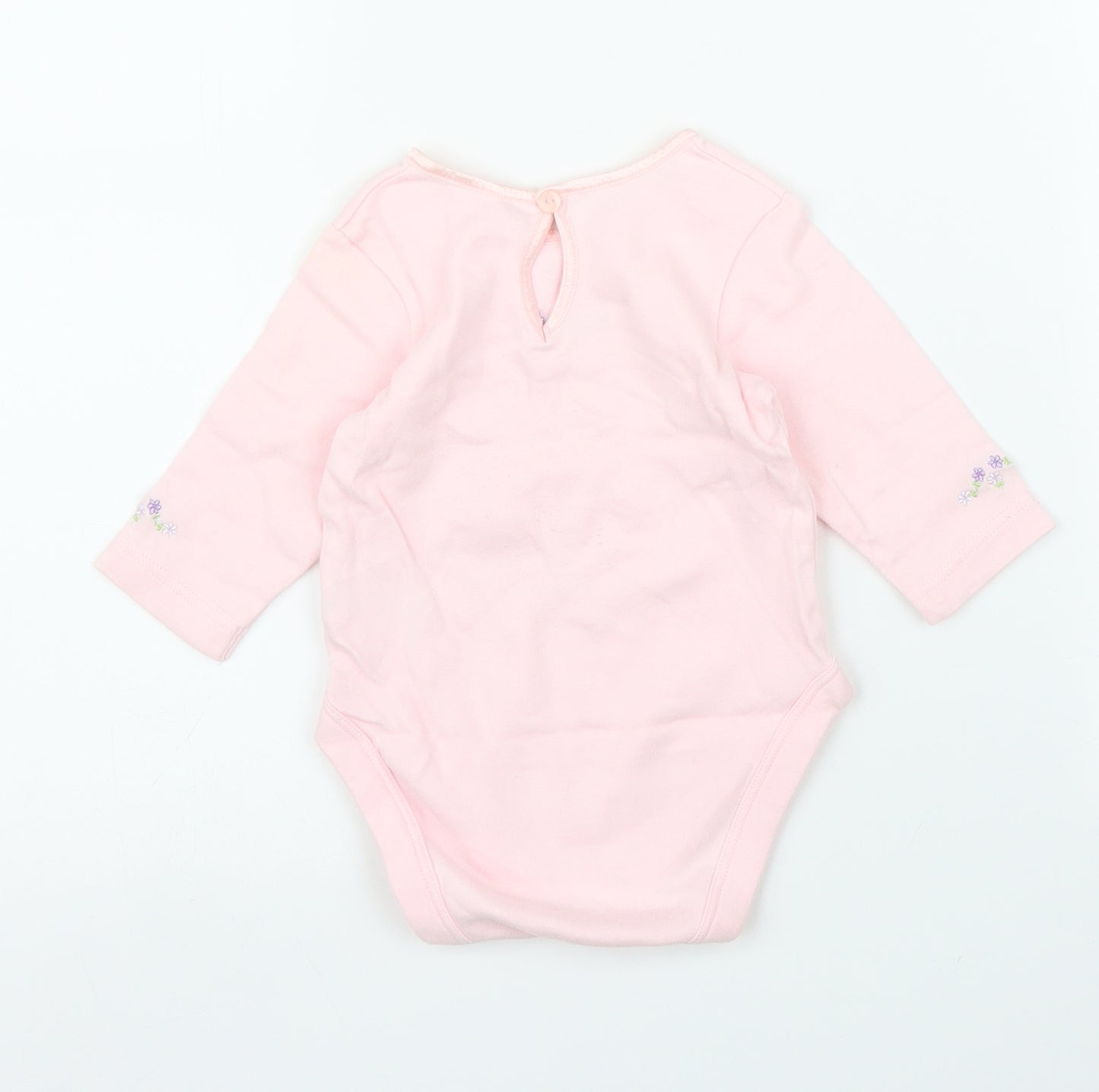 M&S Girls Pink   Babygrow One-Piece Size 3-6 Months