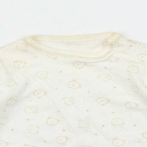Mothercare Baby Beige   Basic T-Shirt Size 3-6 Months