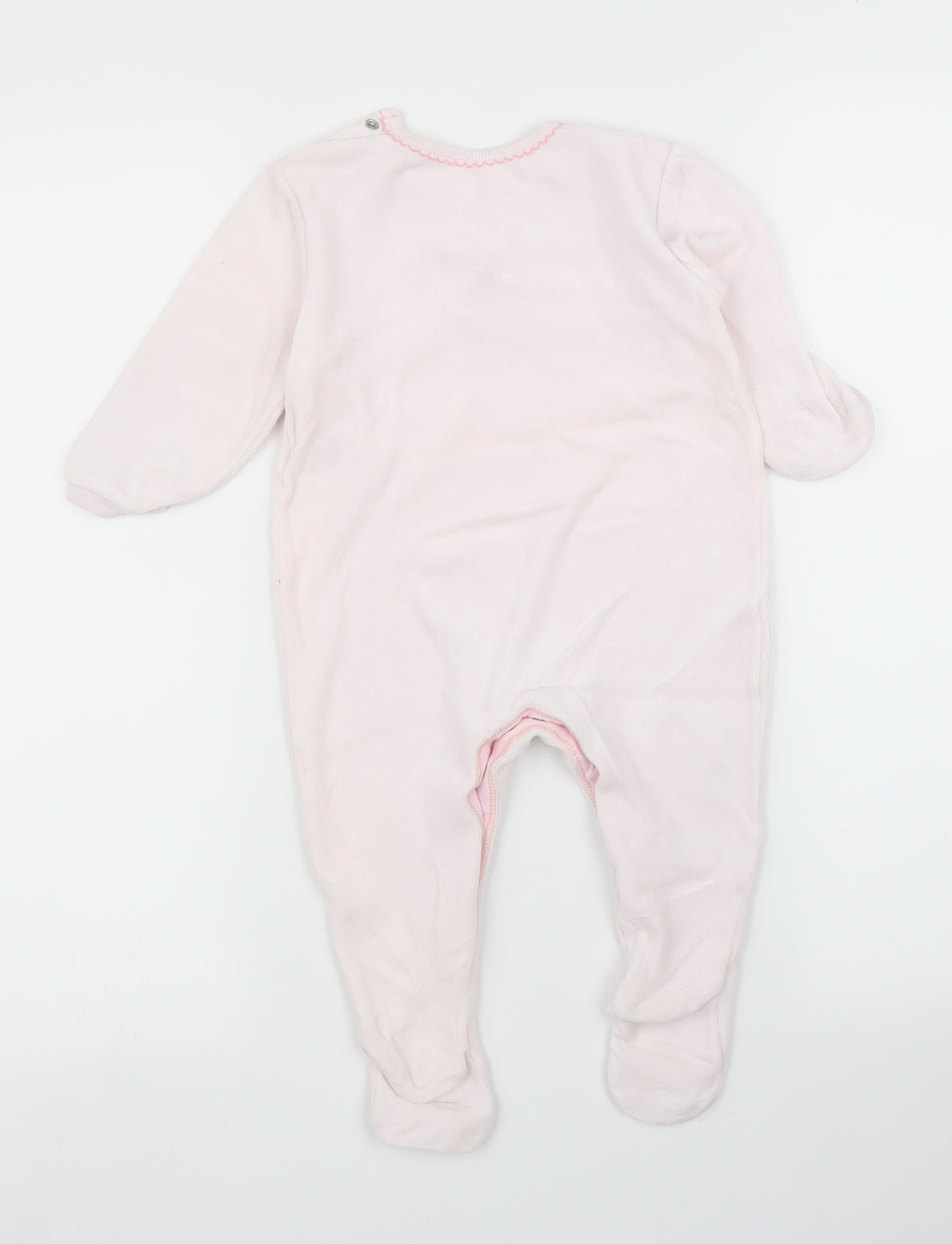 M&S Girls Pink   Babygrow One-Piece Size 6-9 Months
