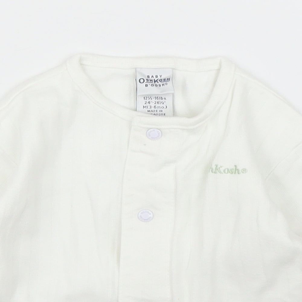 OshKosh B’gosh Girls White   Cardigan Jumper Size 3-6 Months