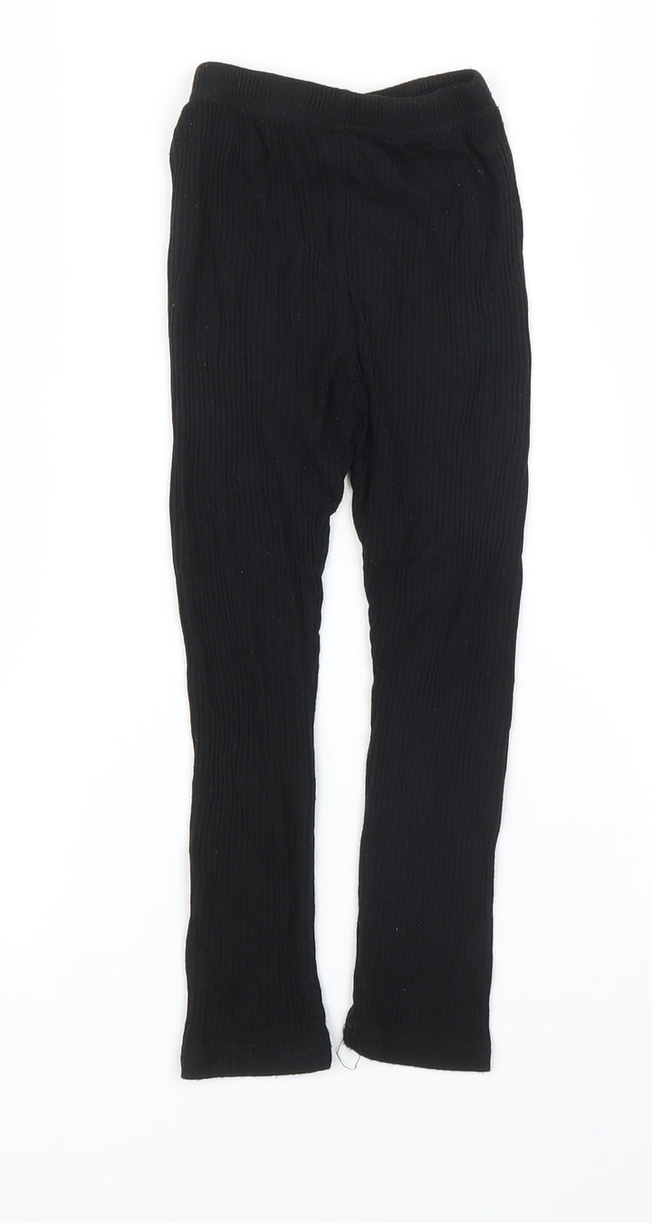 SheIn Girls Black   Sweatpants Trousers Size 5 Years