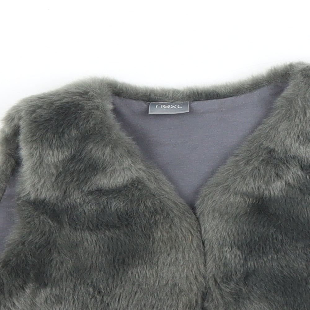 NEXT Girls Grey   Cardigan Jumper Size 4 Years  - Bolero