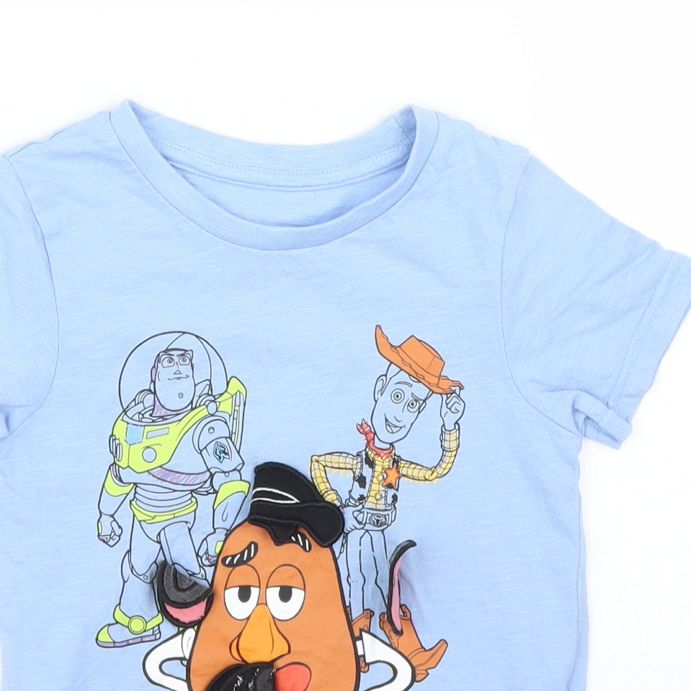 Nutmeg Boys Blue   Basic T-Shirt Size 3 Years  - Toy Story