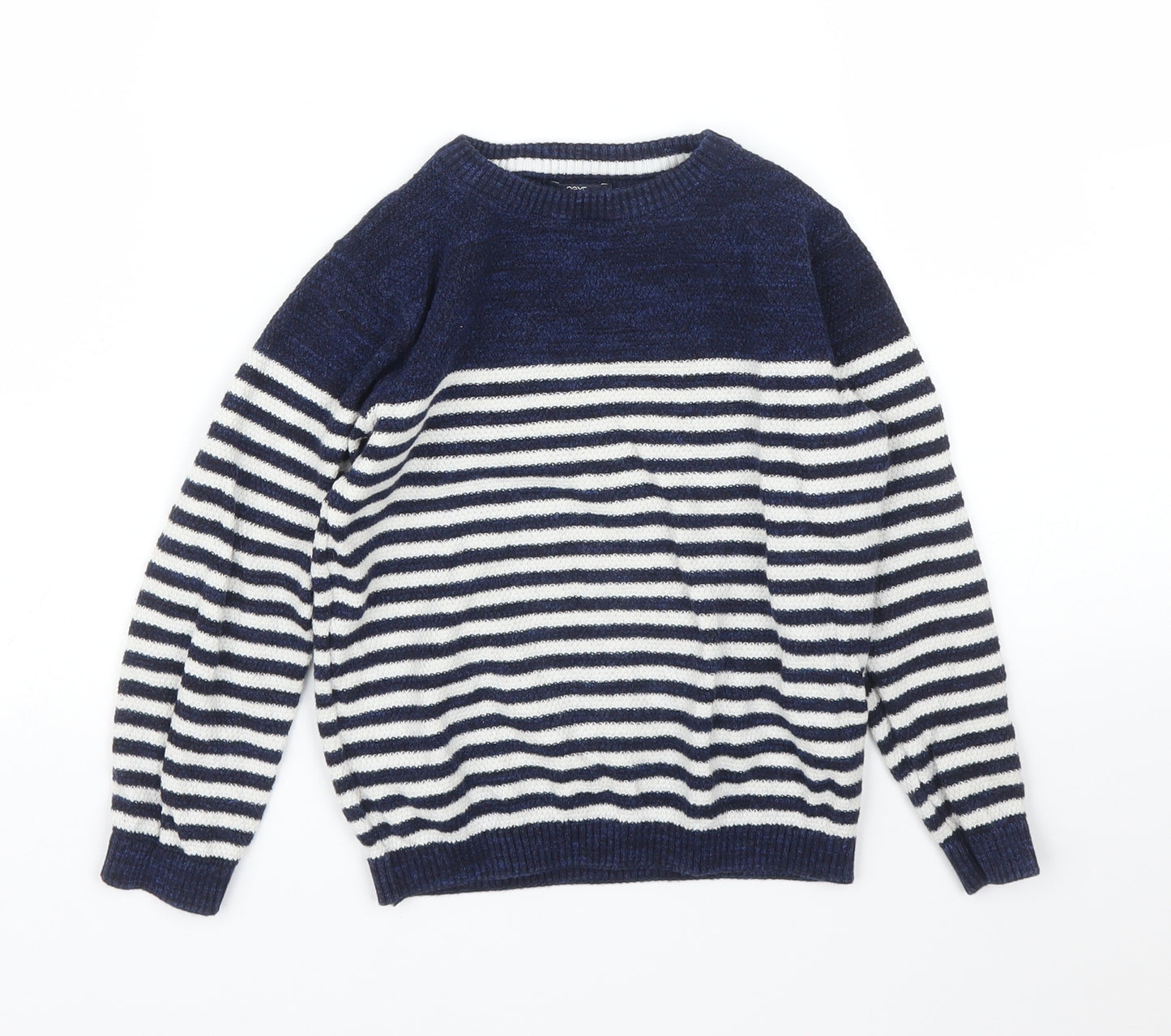 NEXT Boys Blue Striped  Pullover Jumper Size 3 Years