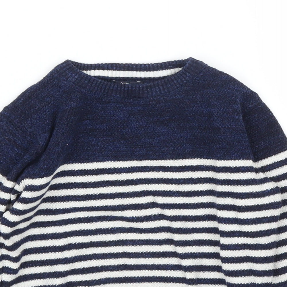 NEXT Boys Blue Striped  Pullover Jumper Size 3 Years
