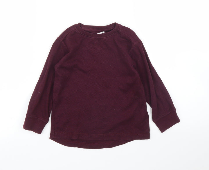 NEXT Boys Purple Pullover Jumper Size 3 Years