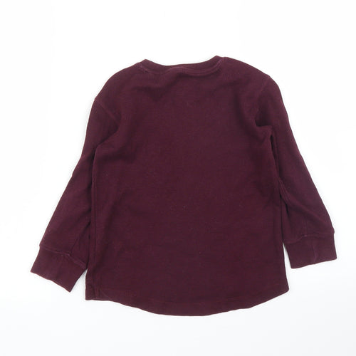 NEXT Boys Purple   Pullover Jumper Size 3 Years