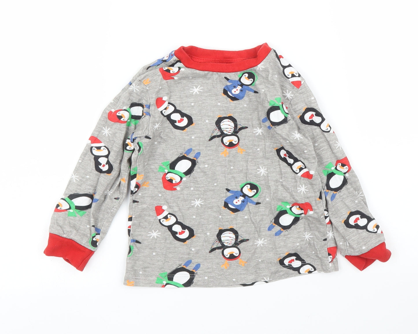 Kids Boys Grey Solid   Pyjama Set Size 3 Years