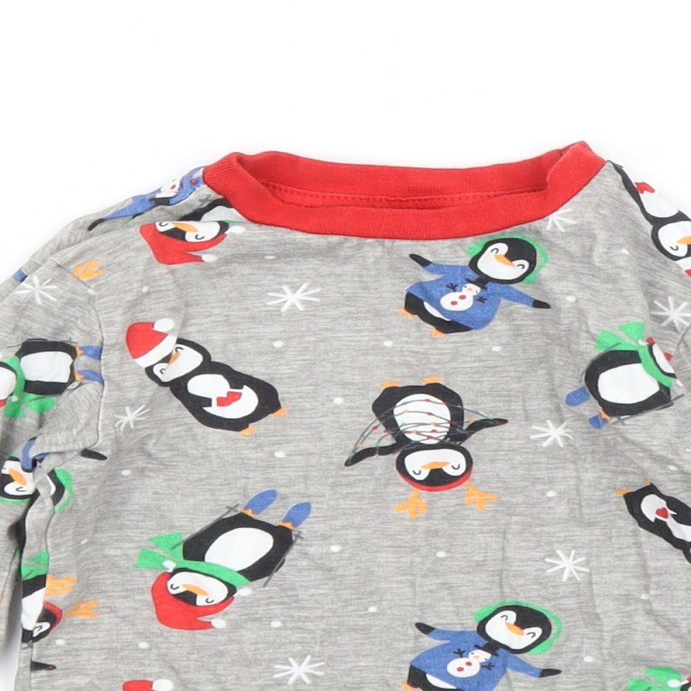 Kids Boys Grey Solid   Pyjama Set Size 3 Years
