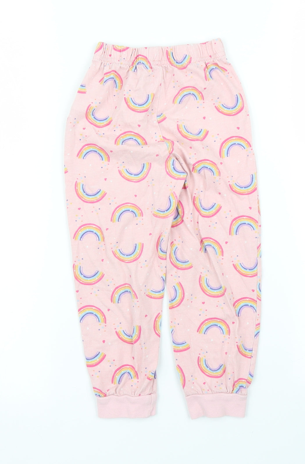 Matalan Girls Pink Solid  Capri Pyjama Set Size 3 Years