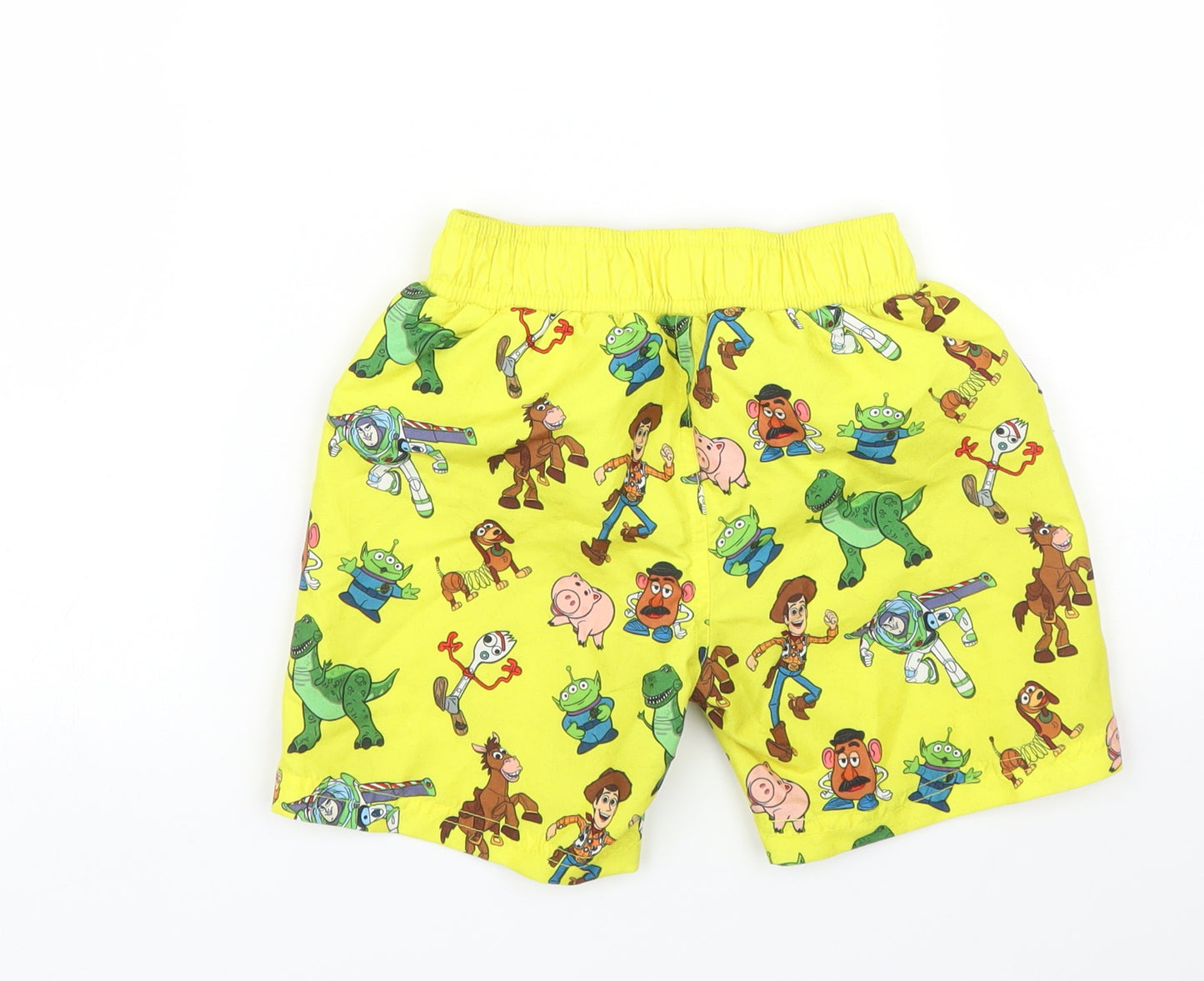 Primark Boys Yellow   Sweat Shorts Size 3 Years - Toy Story