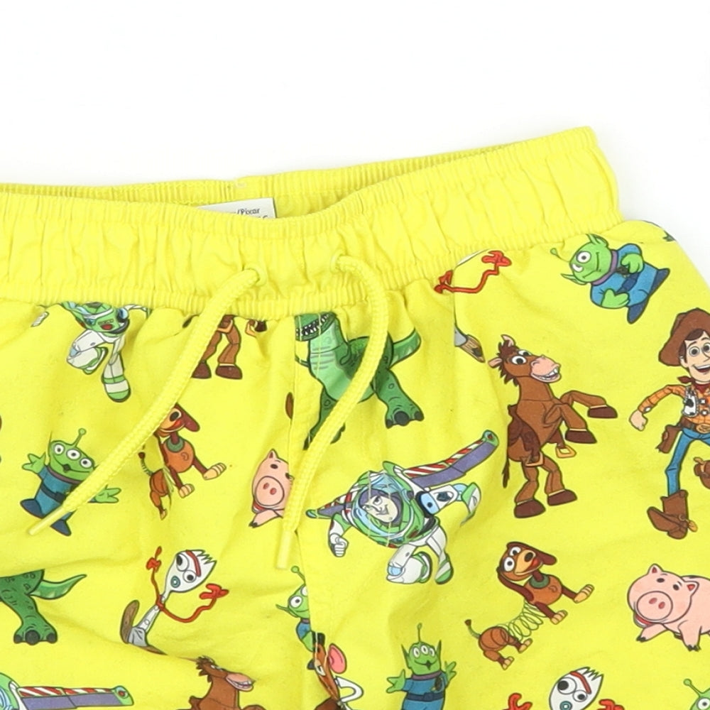 Primark Boys Yellow   Sweat Shorts Size 3 Years - Toy Story