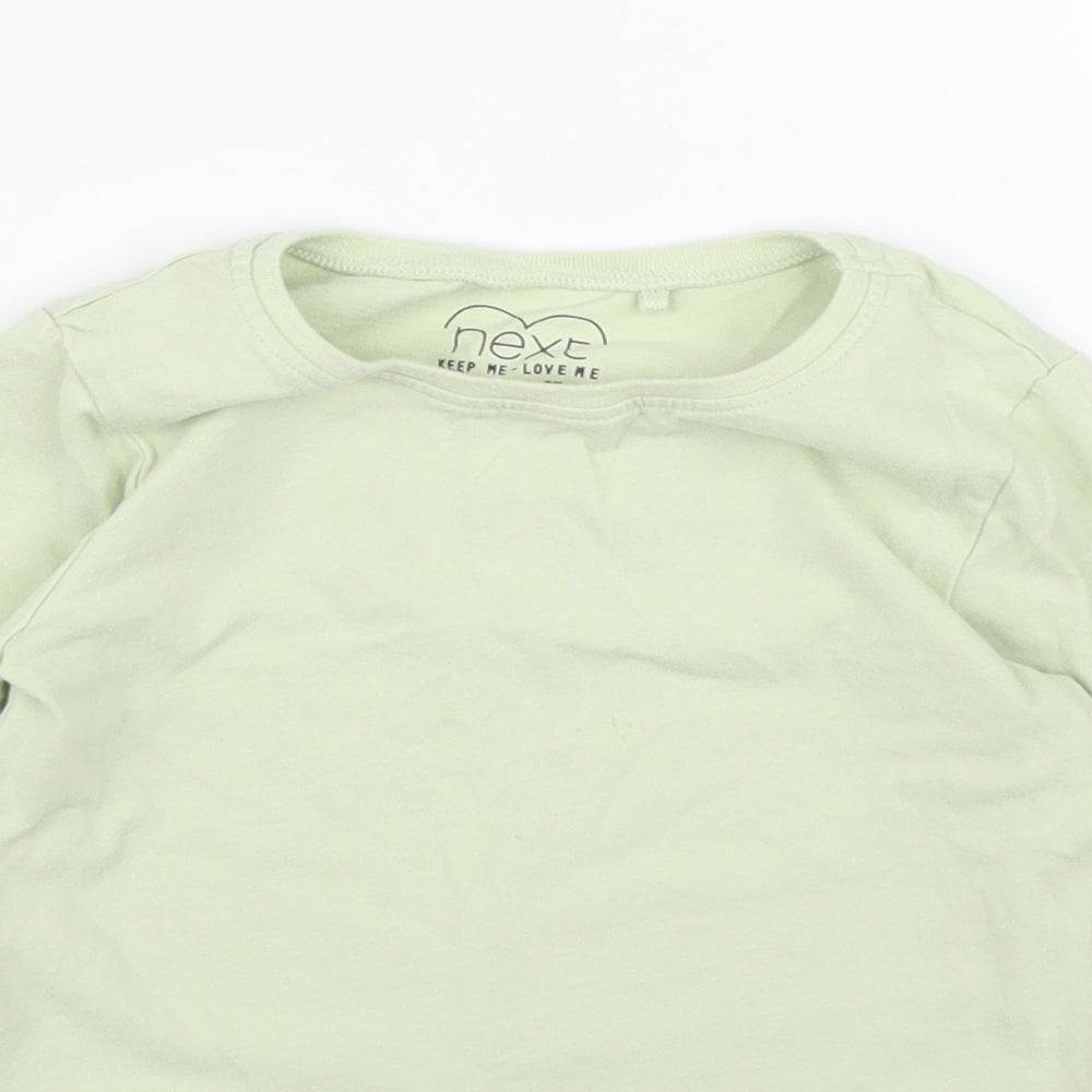 NEXT Girls Green   Basic T-Shirt Size 3 Years