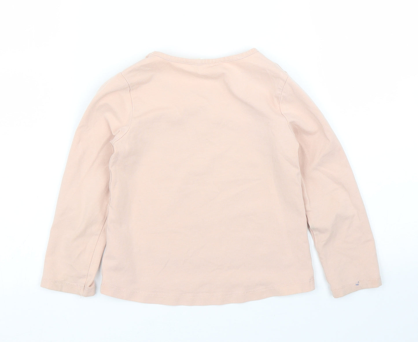 John Lewis Girls Pink   Basic T-Shirt Size 3 Years