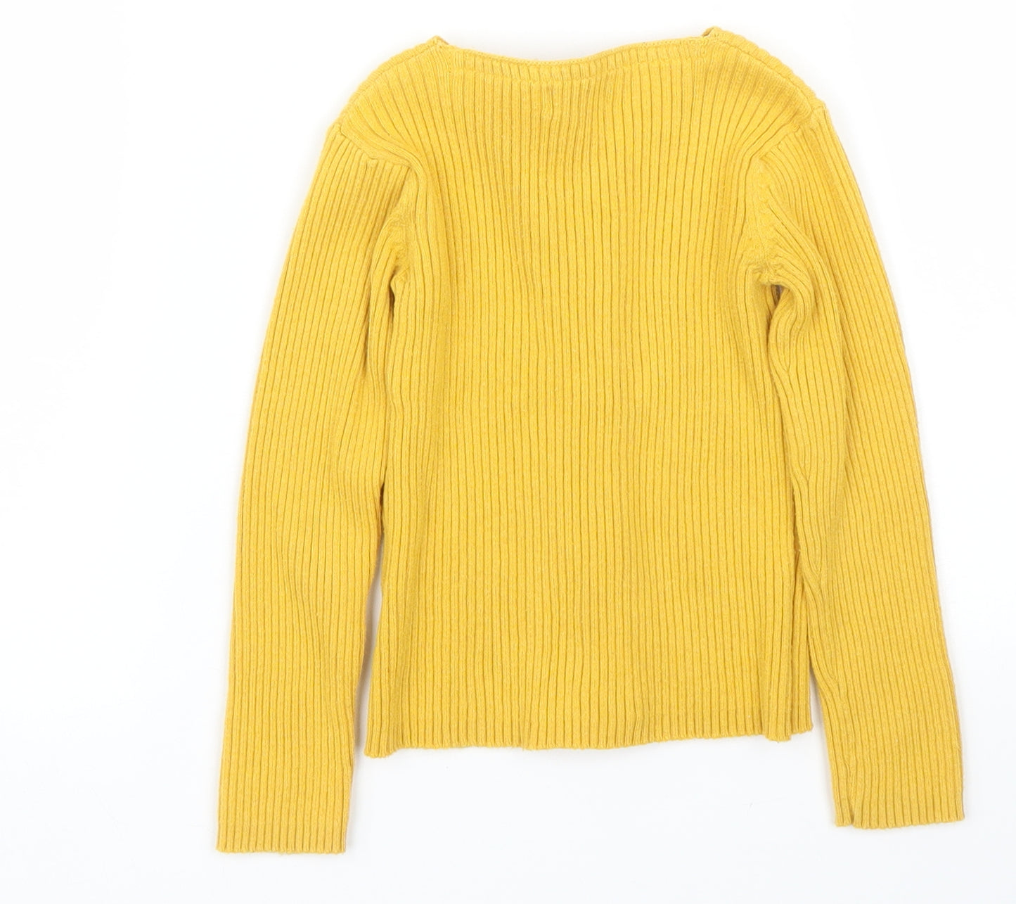 NEXT Girls Yellow   Cardigan Jumper Size 3 Years