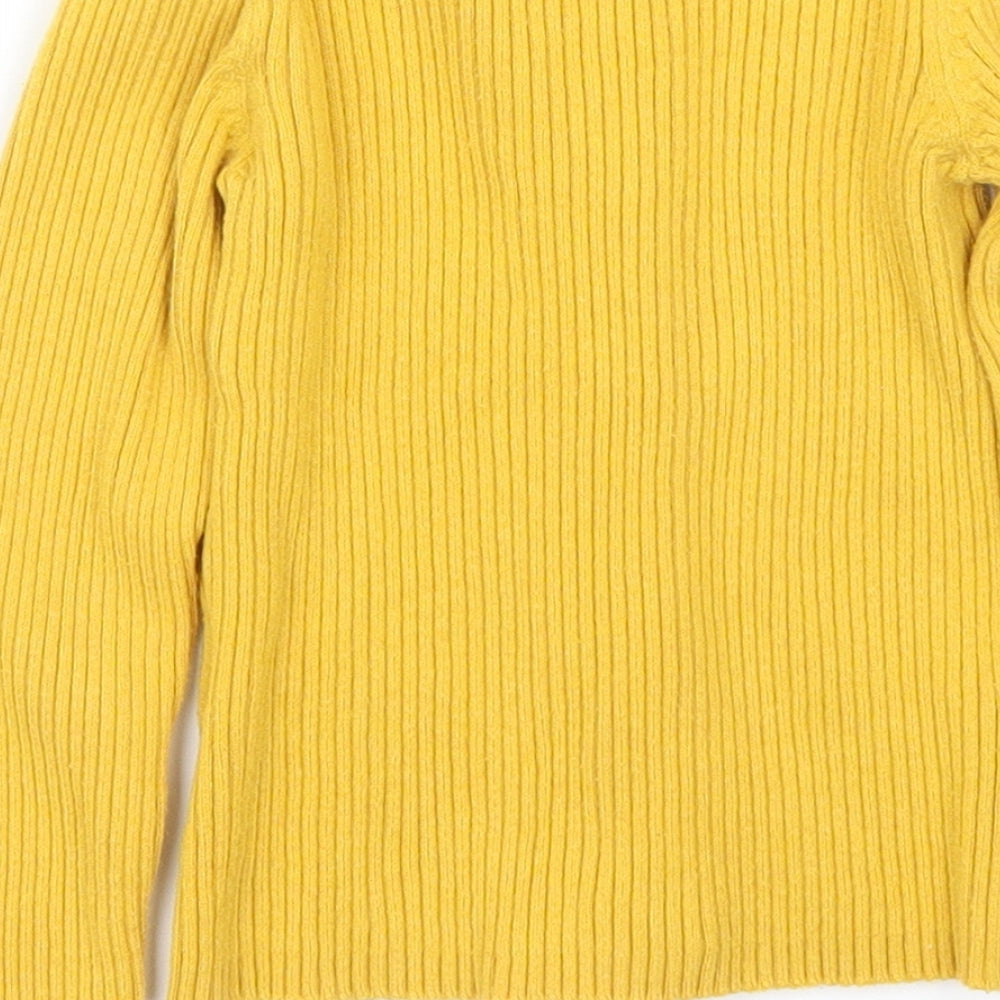 NEXT Girls Yellow   Cardigan Jumper Size 3 Years
