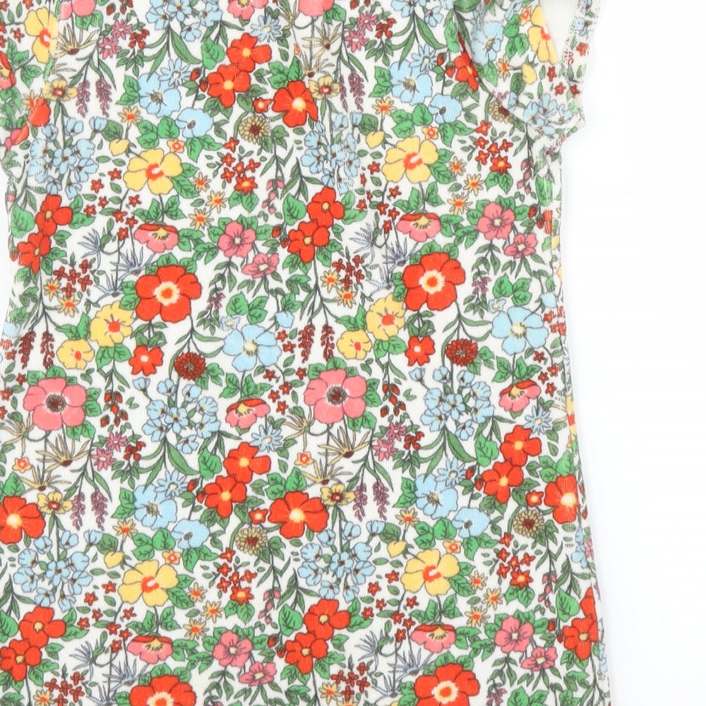 NEXT Girls Red Floral  A-Line  Size 3-4 Years