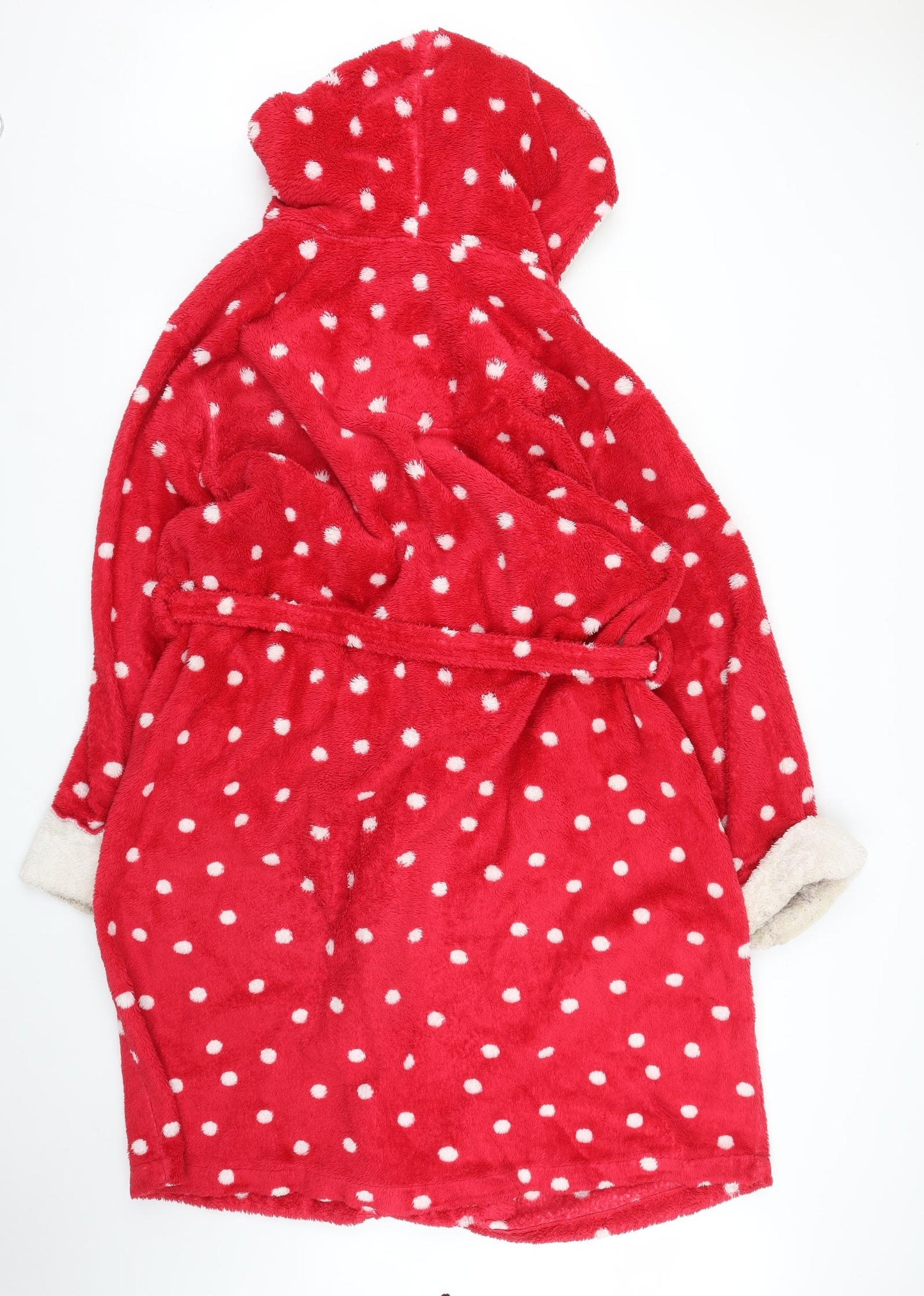 Debenhams Womens Red Polka Dot  Chemise Robe Size 20
