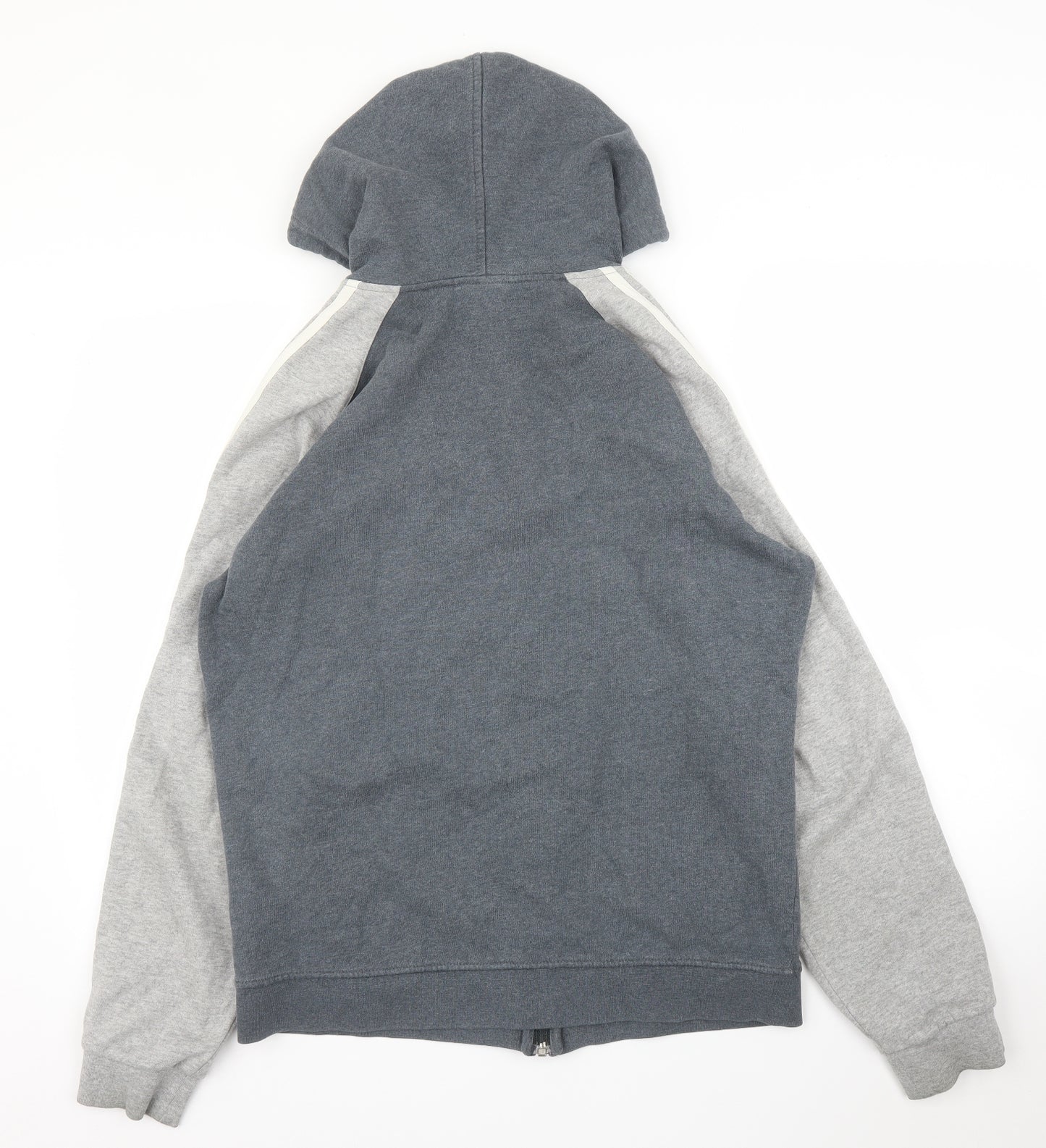 adidas Mens Grey   Full Zip Hoodie Size M