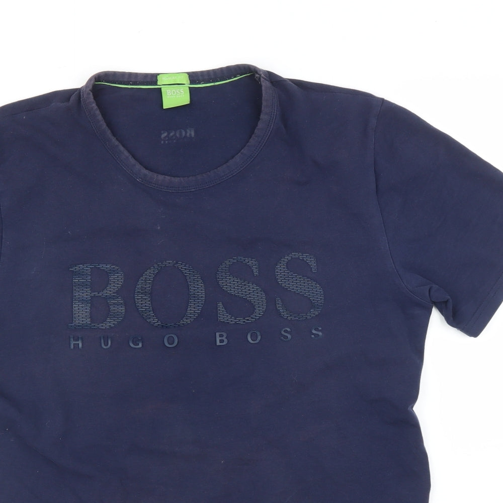 HUGO BOSS Mens Blue    T-Shirt Size M