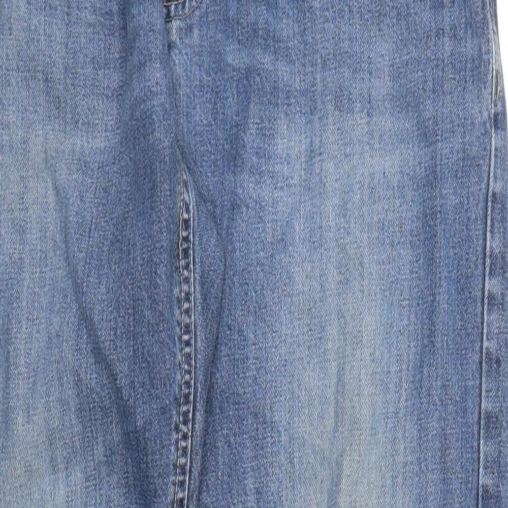 Zeeno Mens Blue  Denim Straight Jeans Size 36 in L29 in