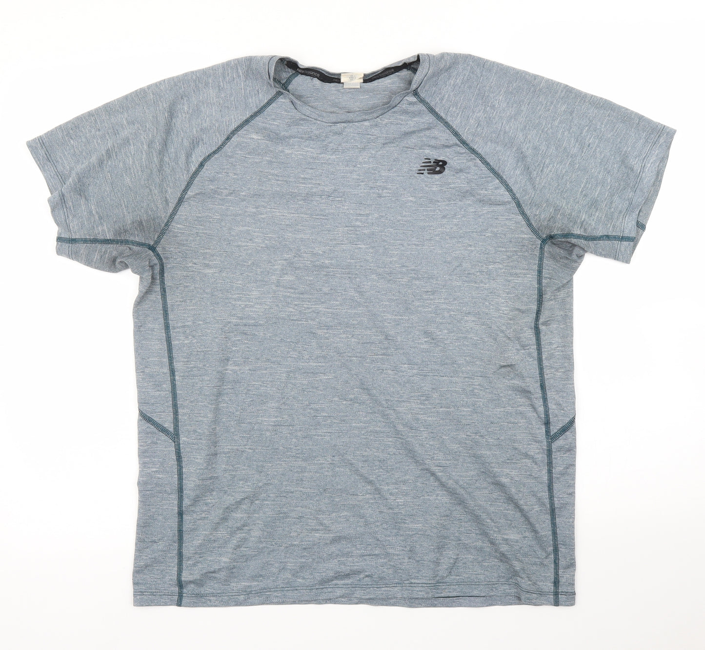 New Balance Mens Grey    T-Shirt Size L