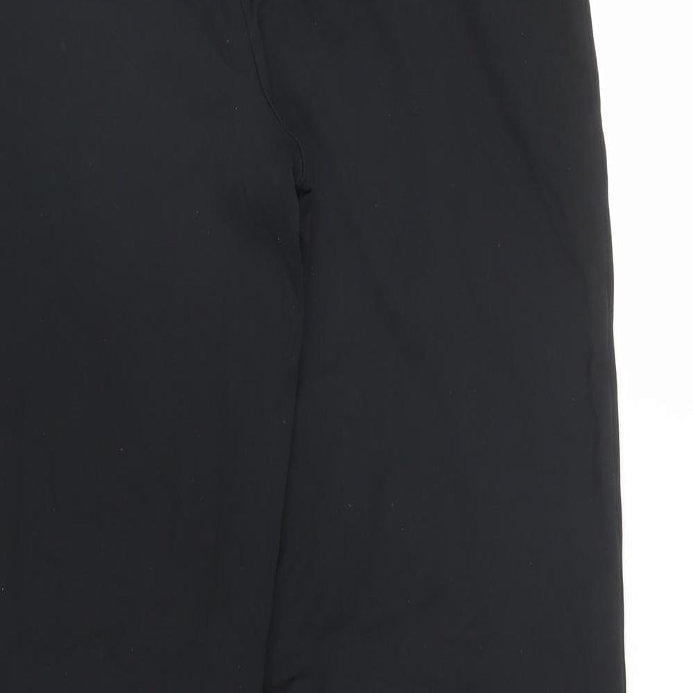 M&S Womens Black   Sweatpants Trousers Size 10 L27 in