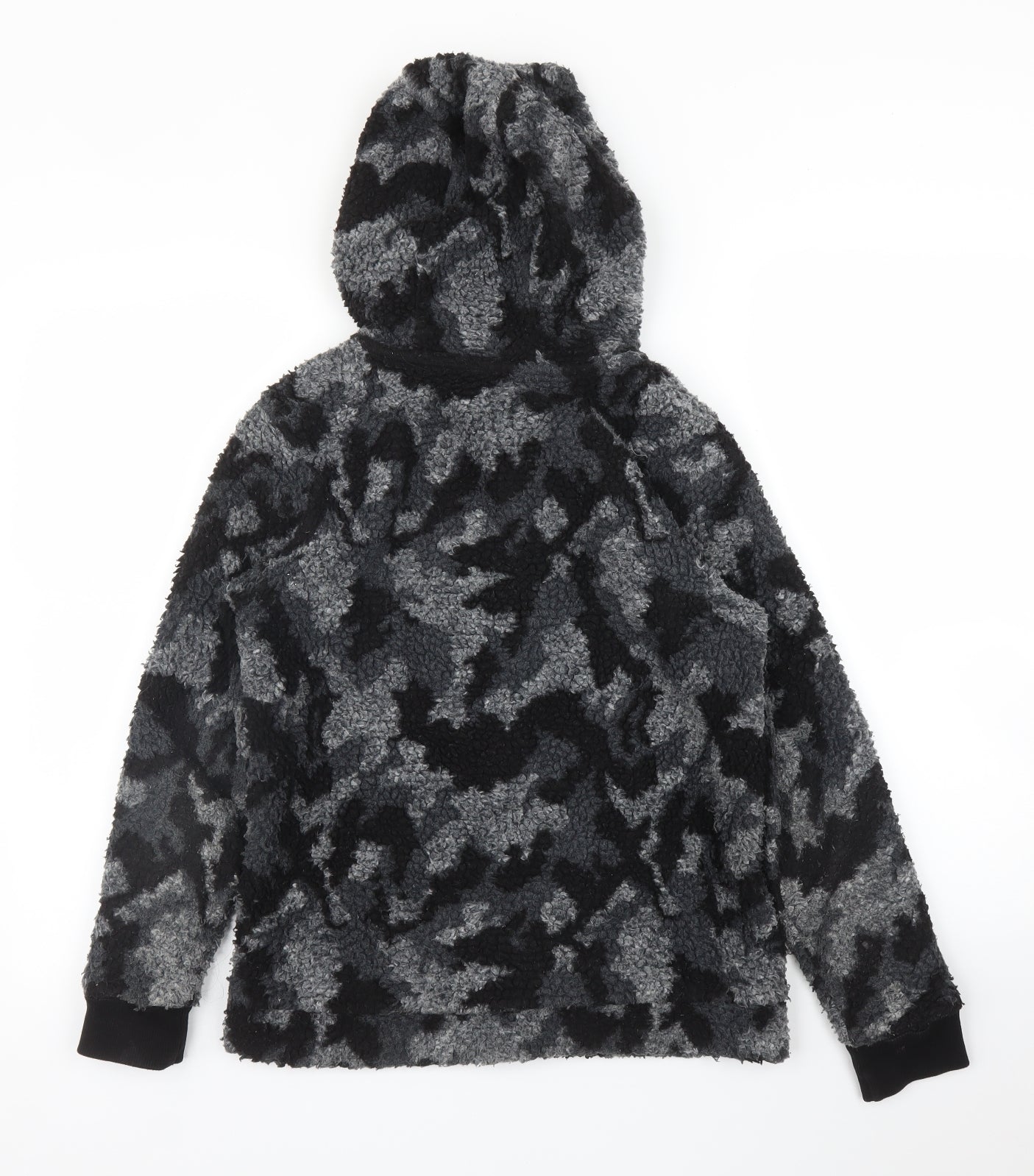 George Boys Grey Camouflage  Full Zip Hoodie Size 11 Years