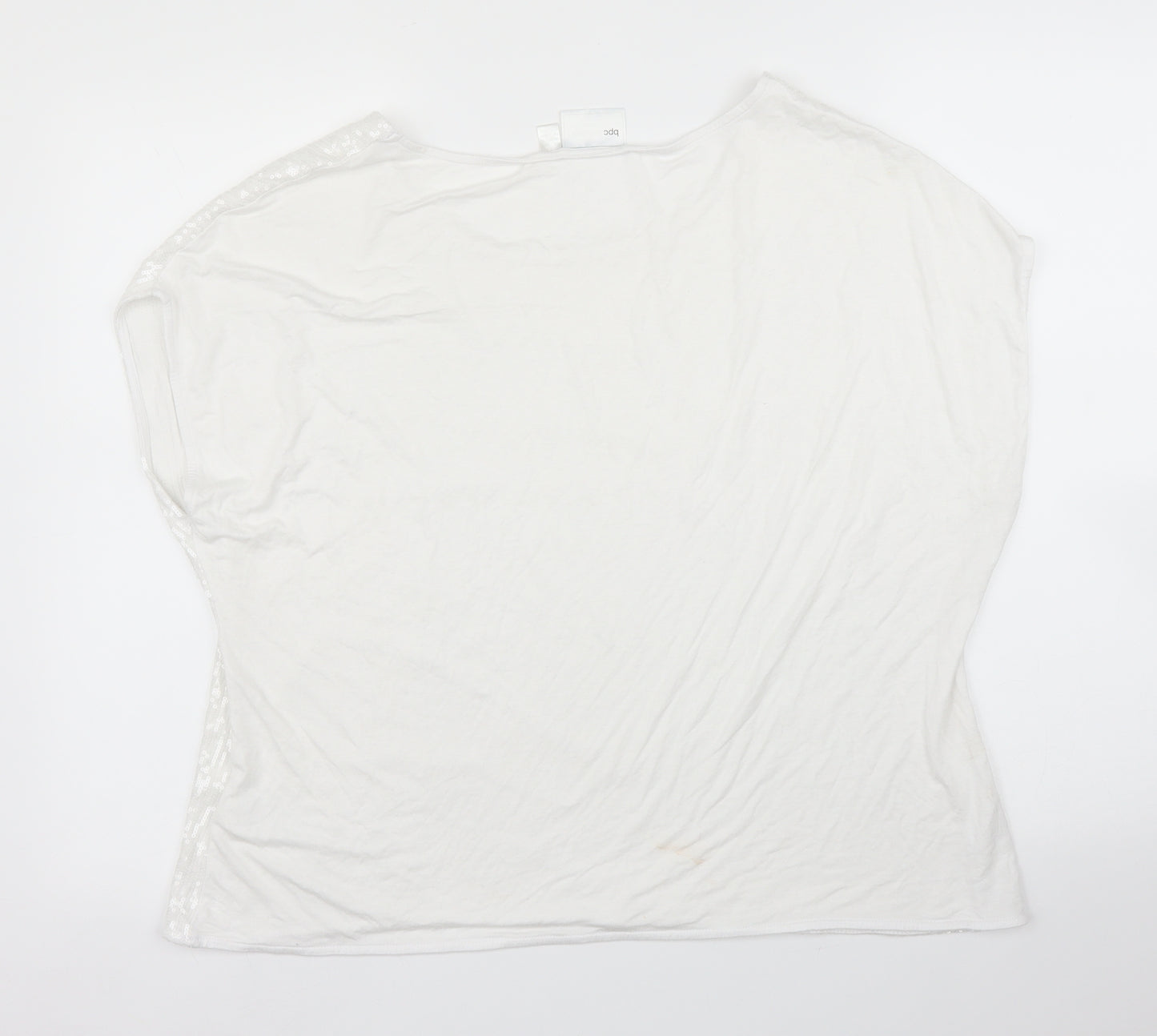 BPC Womens White   Basic Blouse Size L