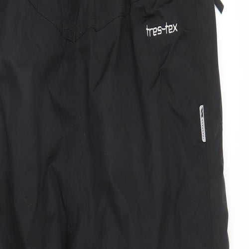 Trespass Boys Black   Puffer Jacket Snowsuit Size 13 Years  - Salopettes