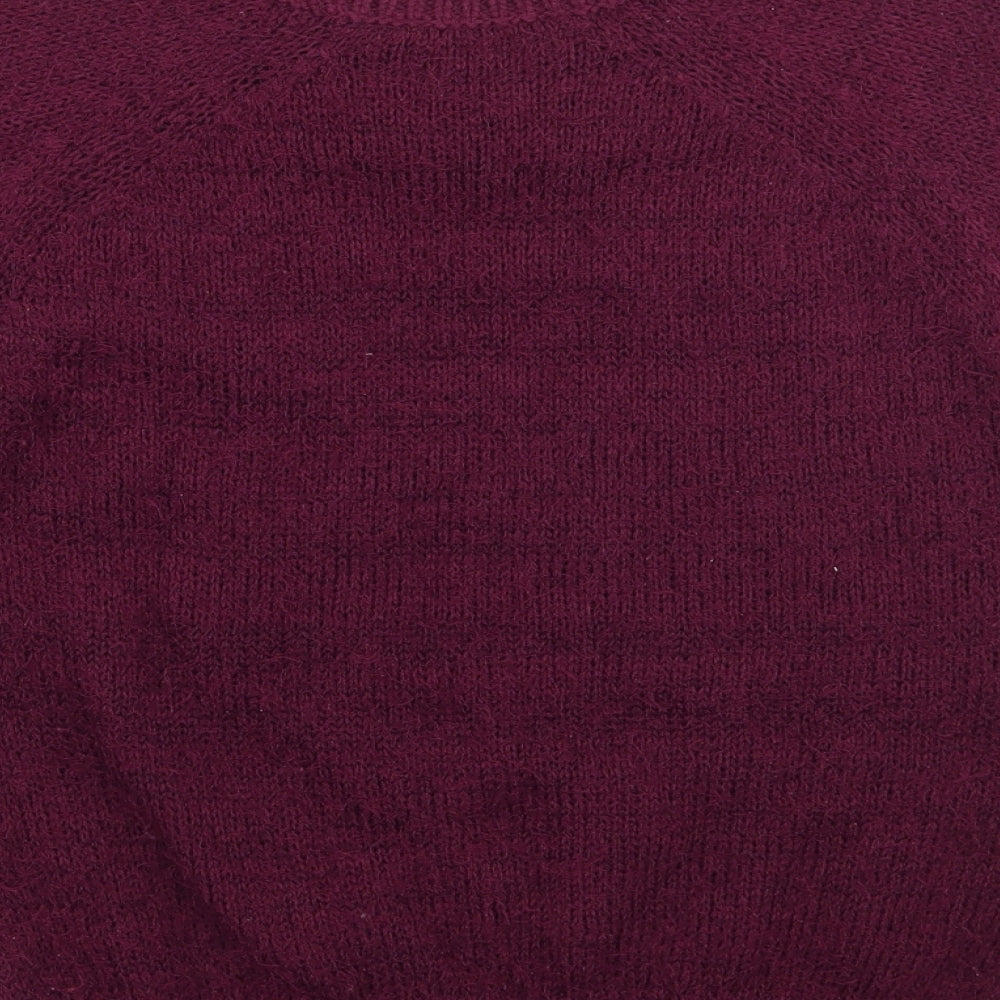 Dorothy Perkins Womens Purple   Basic T-Shirt Size 8