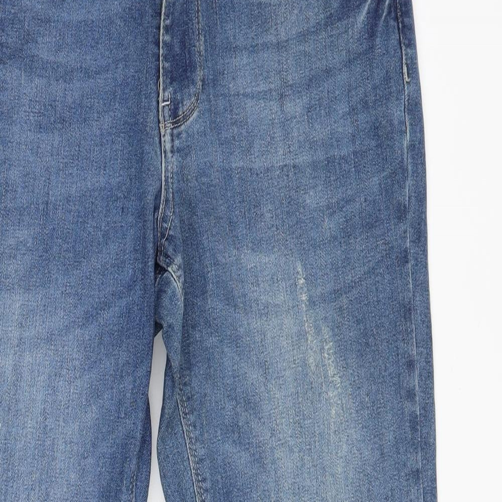 Very Womens Blue   Cropped Jeans Size 10 L26 in