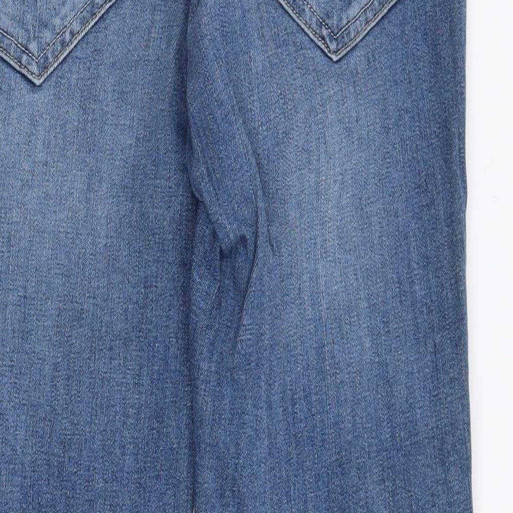 Very Womens Blue   Cropped Jeans Size 10 L26 in