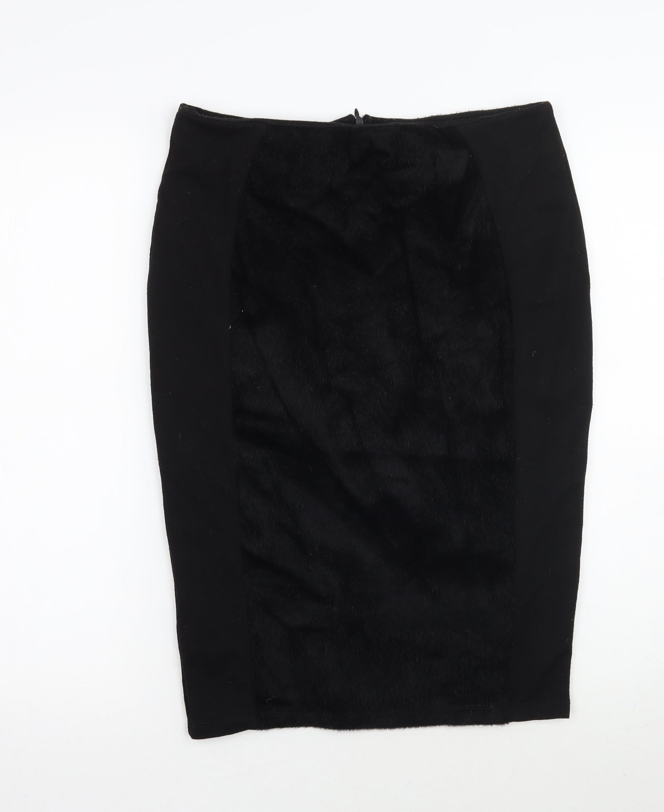 Definitions Womens Black   A-Line Skirt Size 10