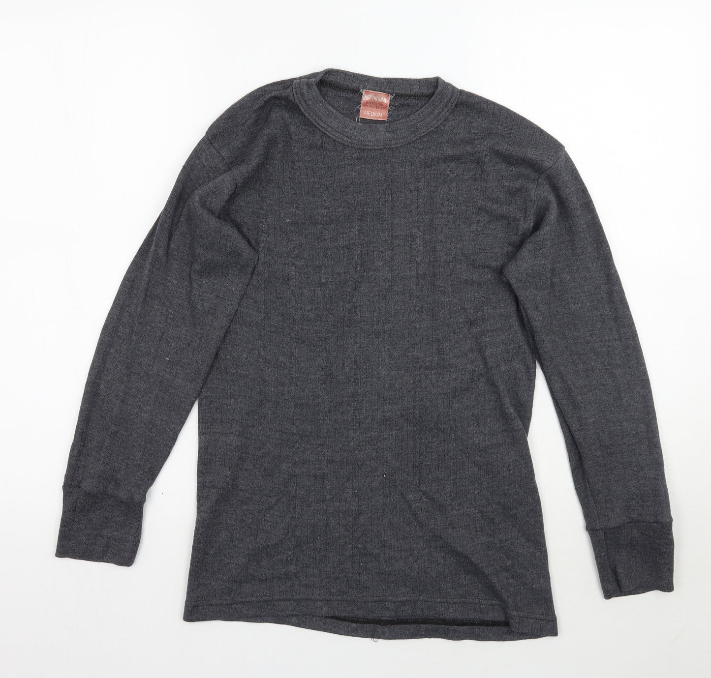 Hot thermal Womens Grey   Basic T-Shirt Size M