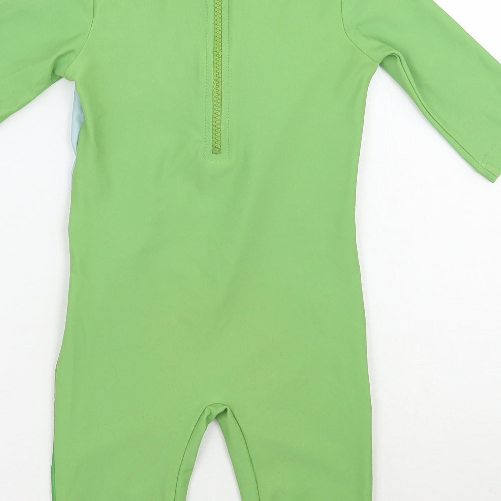 Hey Duggee Baby Green Geometric  Babygrow One-Piece Size 18-24 Months  - wet suit