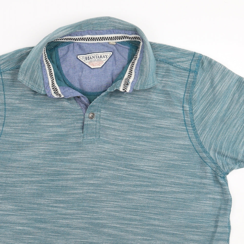 Mantaray Mens Green    Polo Size L