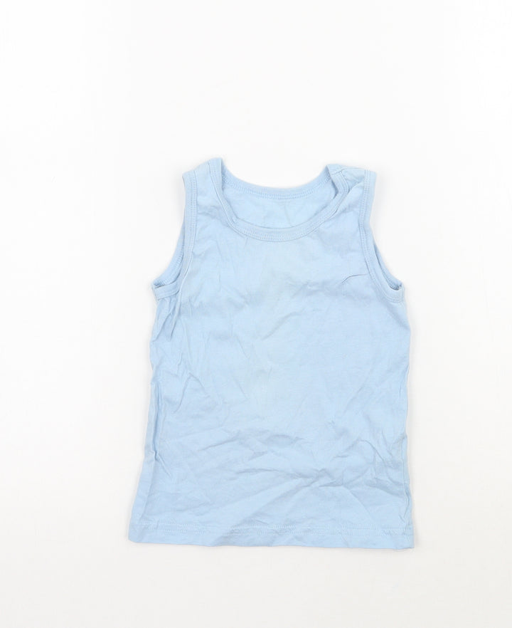 George Boys Blue   Basic Tank Size 3-4 Years