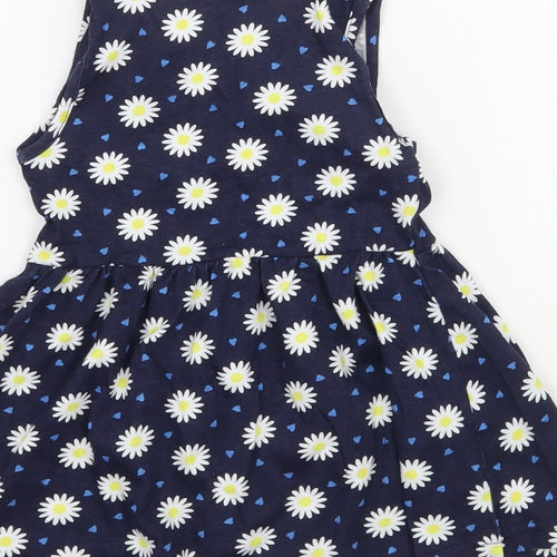 Primark Girls Blue Floral  A-Line  Size 24 Months