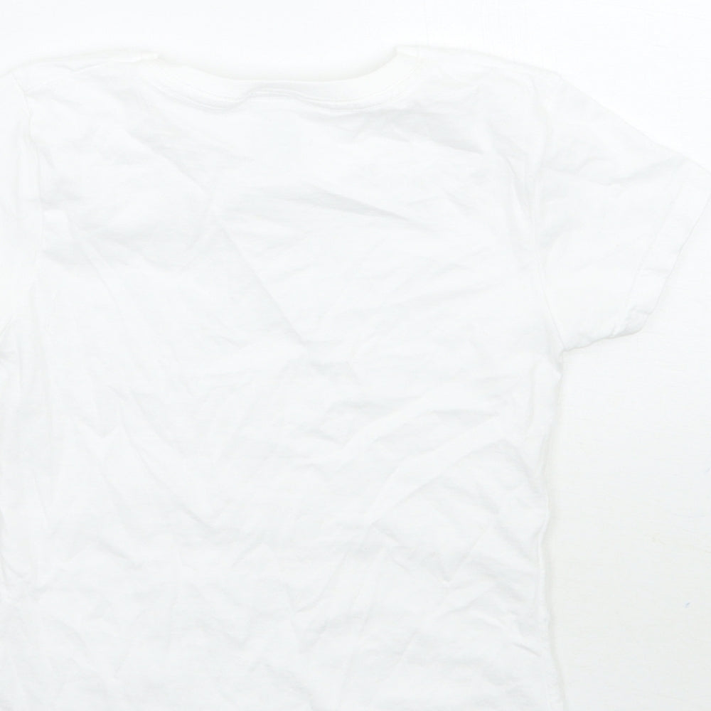 Fruit of the Loom Girls White   Basic T-Shirt Size 3-4 Years