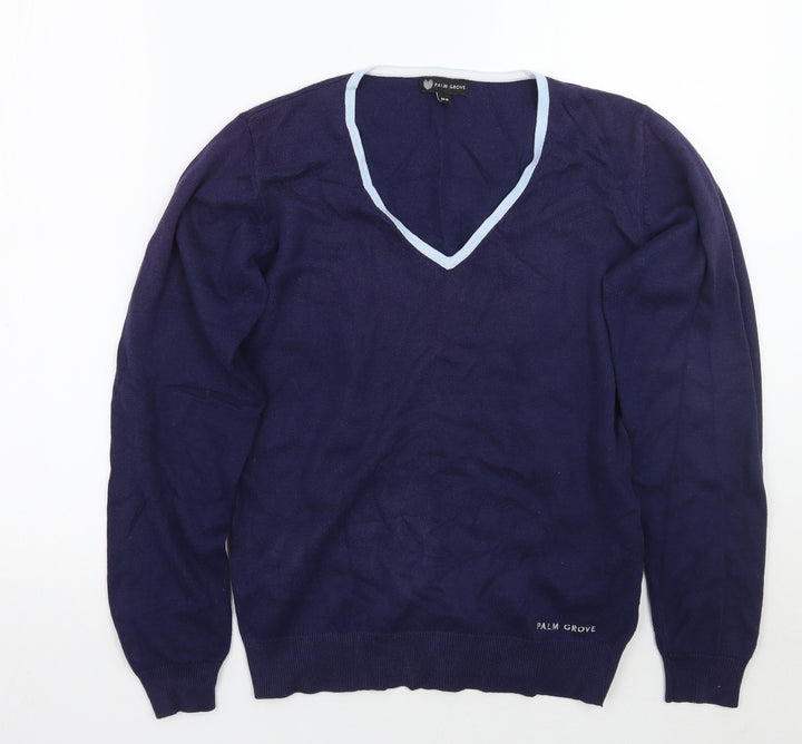 Palm Grove Womens Blue   Pullover Jumper Size 10