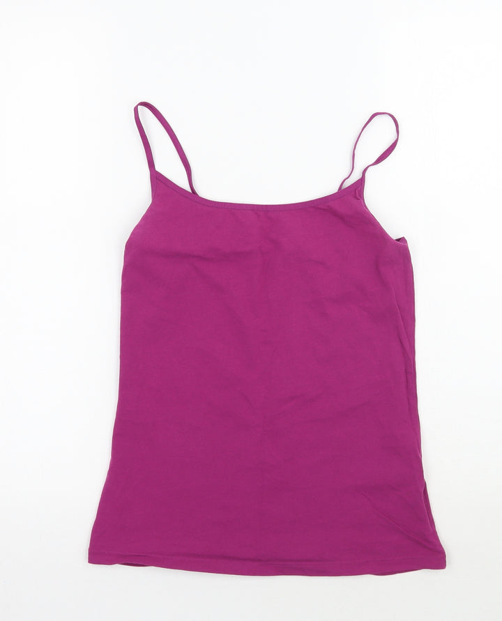 Marks and Spencer Womens Purple Basic Tank Size 10