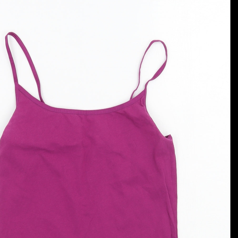 Marks and Spencer Womens Purple   Basic Tank Size 10