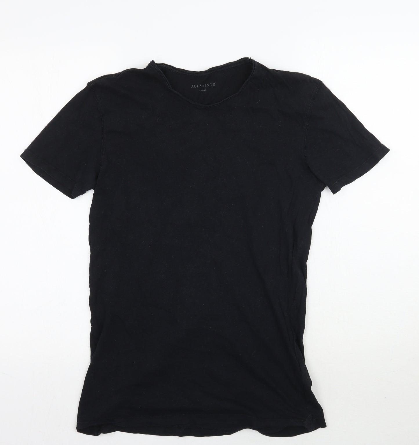 All saints Mens Black    T-Shirt Size XS