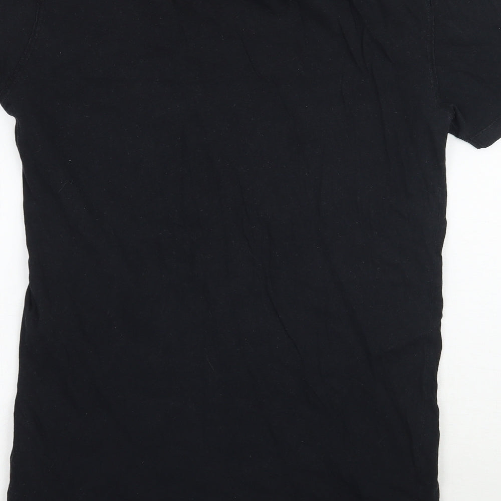 All saints Mens Black    T-Shirt Size XS