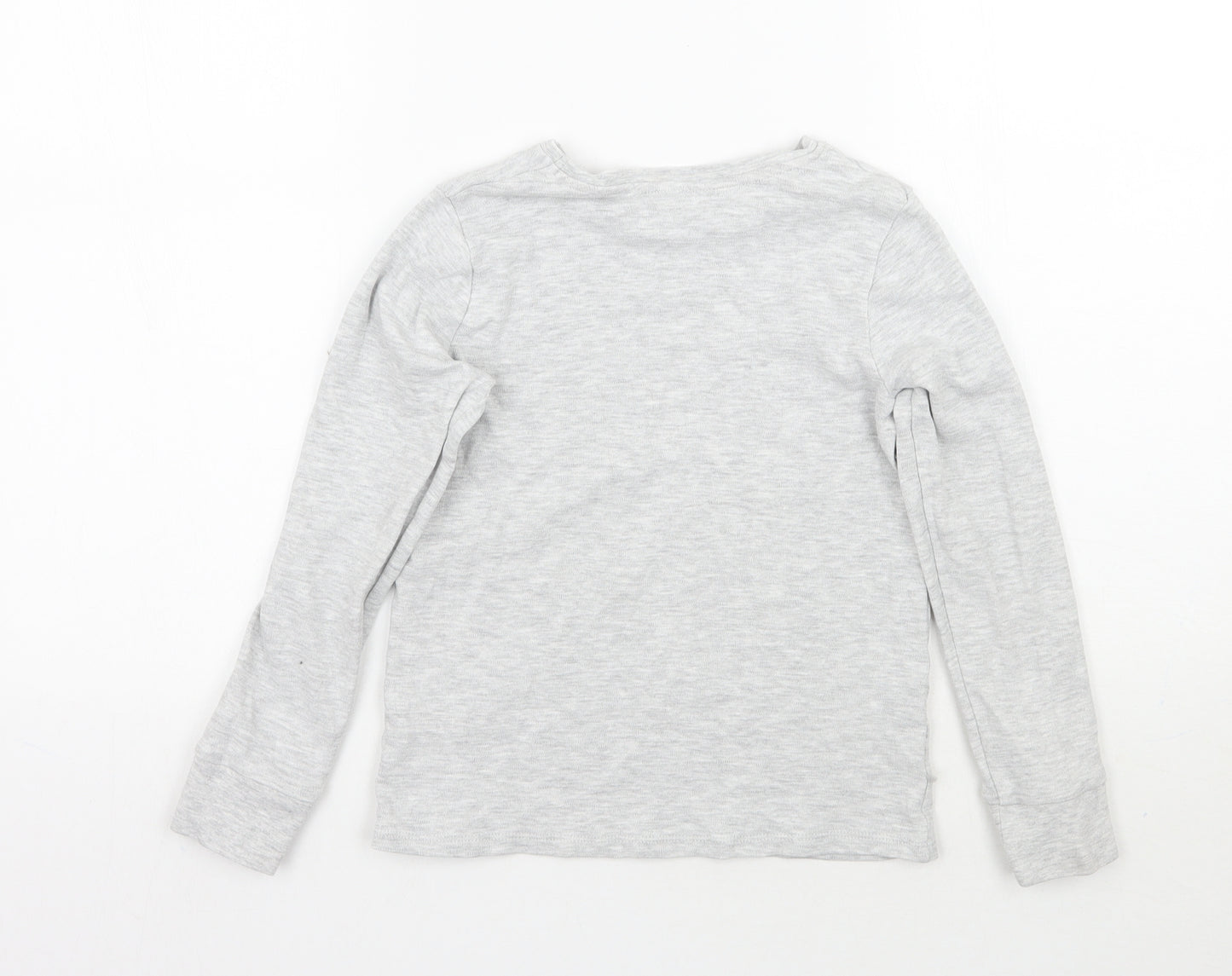 George Girls Grey   Basic T-Shirt Size 9-10 Years