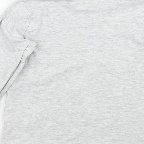 George Girls Grey   Basic T-Shirt Size 9-10 Years