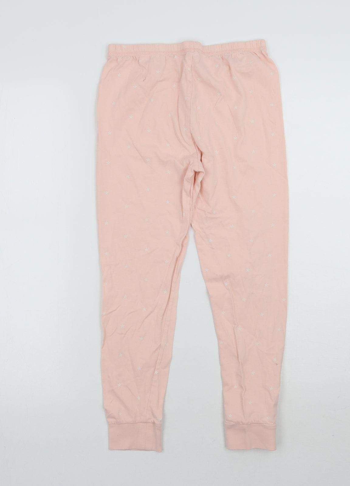 George Girls Pink Geometric  Sweatpants Trousers Size 9 Years